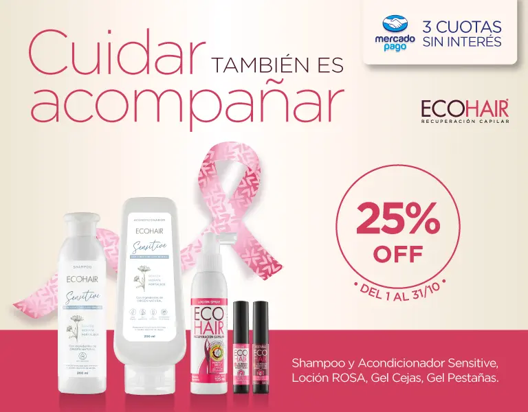 25% off en productos Sensitive - Loción Rosa y Cejas y Pestañas + 3 Cuotas - Octubre 2026 - móvil