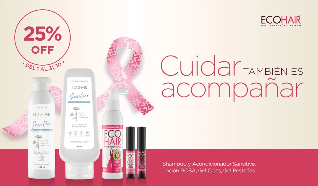 25% off en productos Sensitive - Loción Rosa y Cejas y Pestañas - Octubre 2026 - tablet