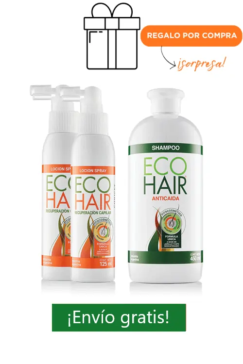 Kit 2 Loción Spray de 125ml + Shampoo Anticaída de 450ml + Envío gratis + Regalo