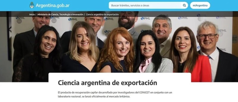 Argentina.gob.ar - Ciencia Argentina de exportación