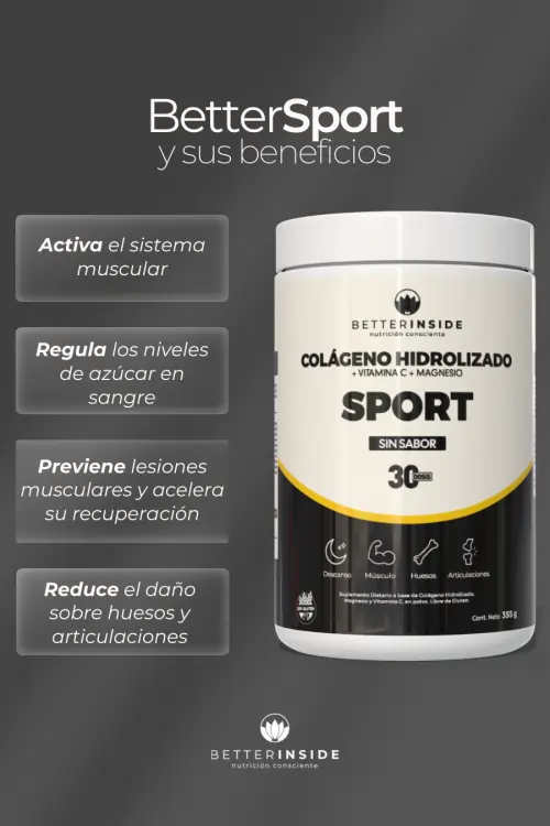 Better Sport - Beneficios - Colágeno hidrolizado