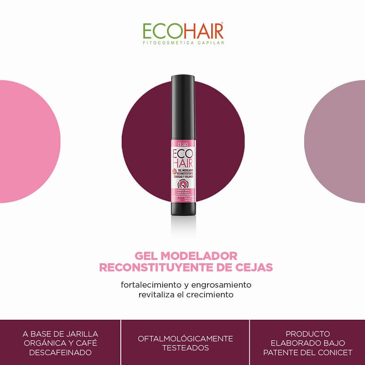 ECOHAIR Cejas Reconstituyente con jarilla y café
