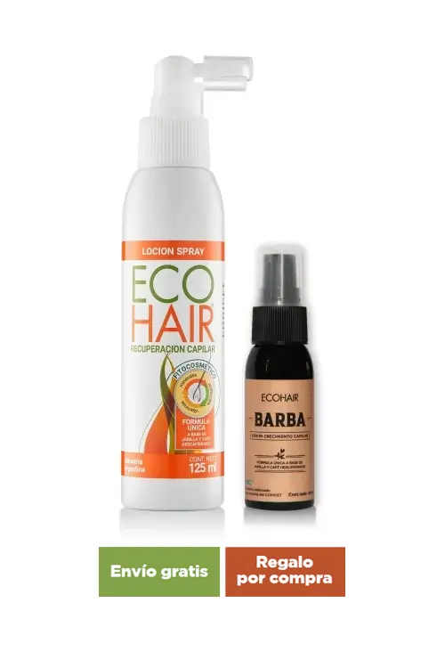 Combo - Loción de 125ml + Barba de 30ml ECOHAIR