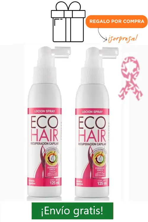 Kit ROSA - 2 loción ECOHAIR Rosa de 125ml